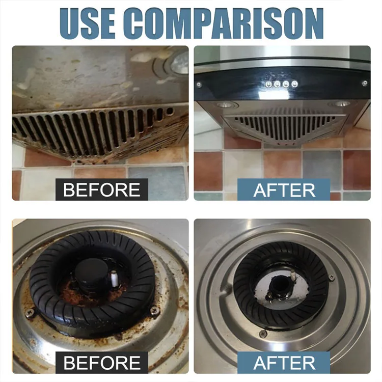 30ml Magic Degreaser Cleaner Spray Multi-Purpose Foam Pan Pan Rust Remover Stove Stain Cleaning Spray Wash Kitchen Tools