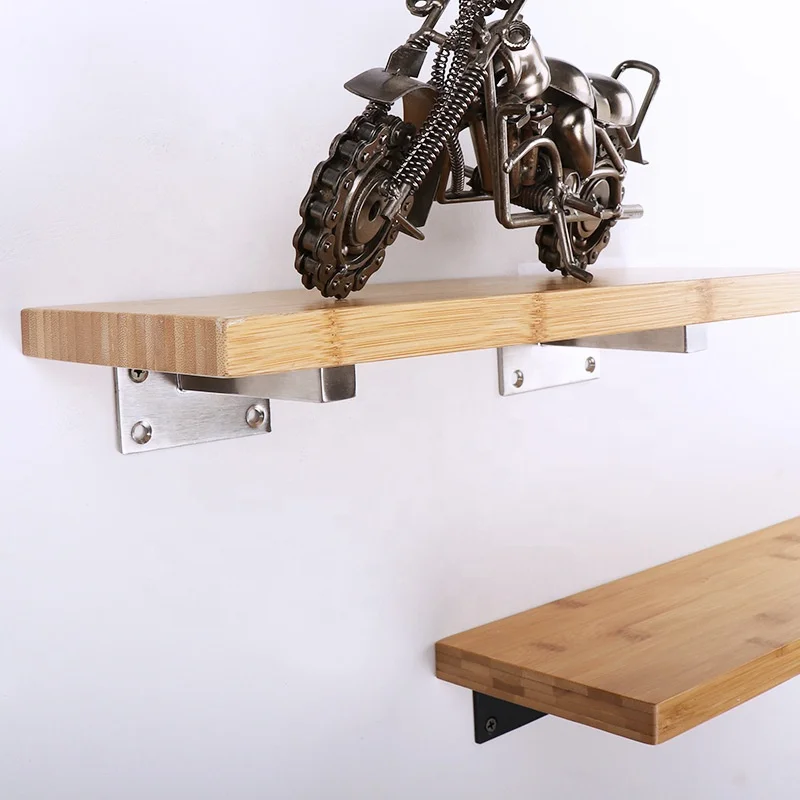 Wall Mounted Blind Shelf Support Bracket Stainless Steel Floating Shelves Hidden Shelf Brackets