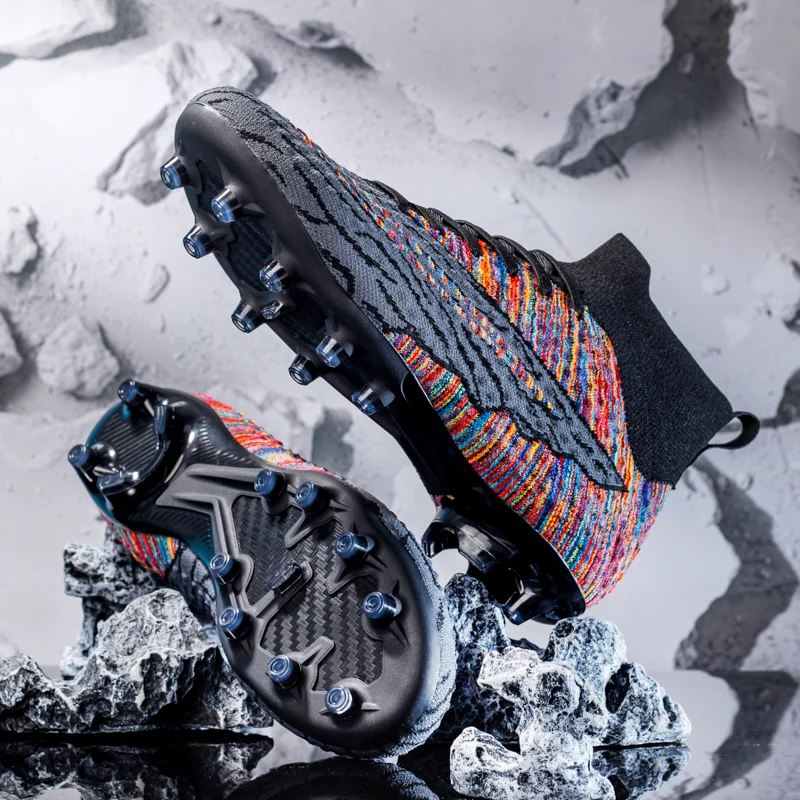 Wholesale Football Boots For Men New High Ankle Cut Soccer Cleats Custom Soccer Boots Men