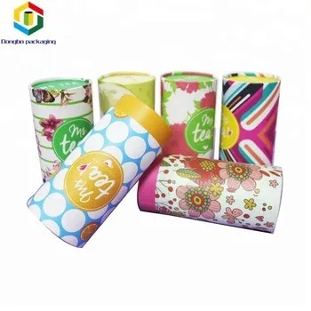 Поставщик под заказ, верхняя и нижняя Круглая Бумажная Коробка с железным покрытием, печатная бумажная трубка CMYK для упаковки пищевых продуктов