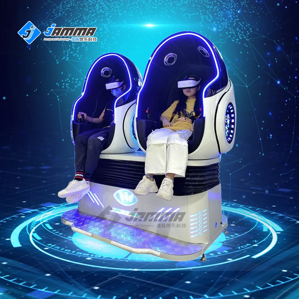 Thrilling Fairground Rides for Sale Virtual Reality Simulation Rides 9d Vr Egg Chair Game Machine