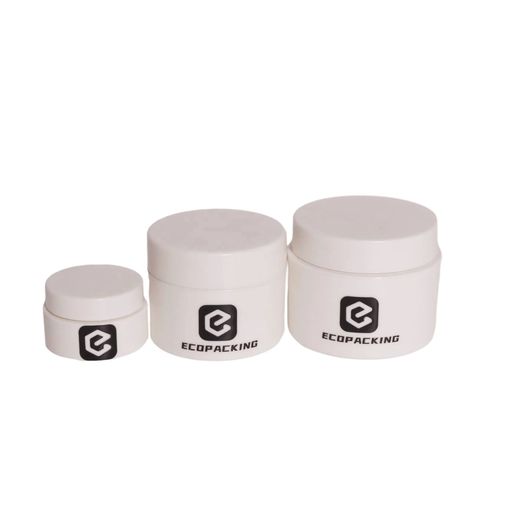 15ml 30ml 50ml 100ml 250ml eco friendly wheat straw pla plastic biodegradable jars for cream cosmetic beard balm body butter