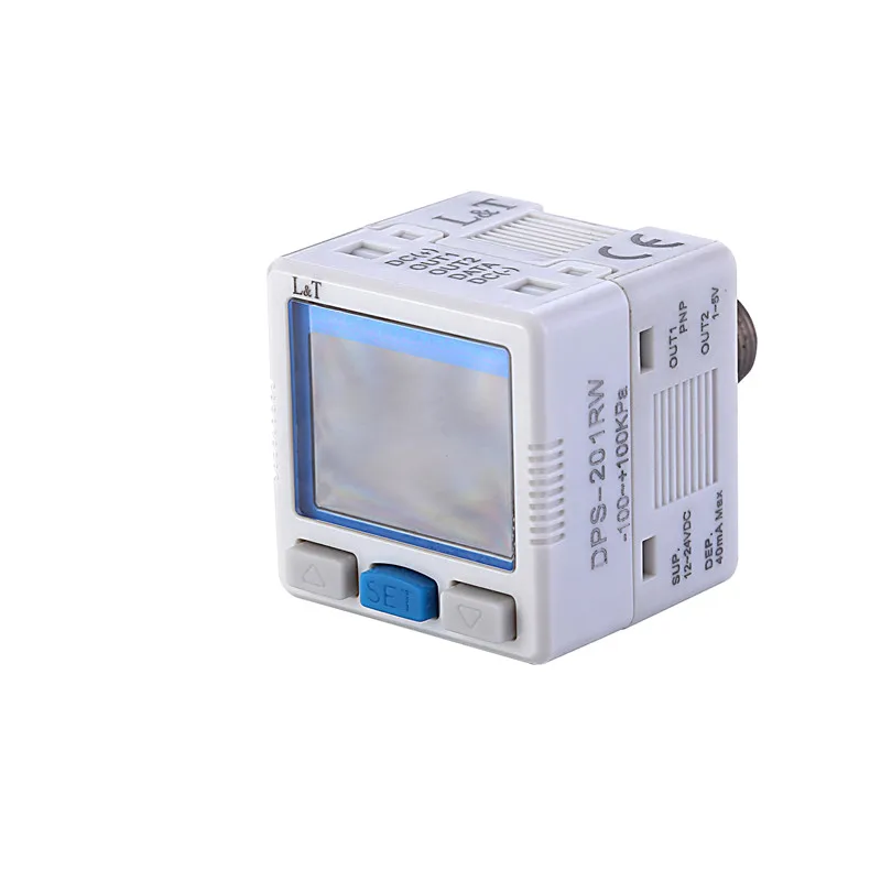 ISE  -100.0 ~ 100.0KPa Gas Fluid Pressure Sensor Switch 4-digit Display Compound Vacuum Positive Digital Pressure Switch Sensor