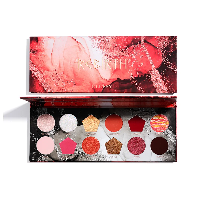 Low MOQ ready to ship 12 high pigments eyeahdow palette