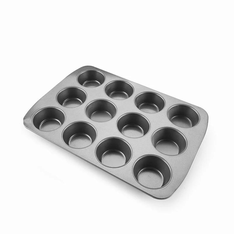 Non-stick French Fries Fryer Copper Crispy Tray Muffin Pan Custom Baking Pan with Removable Bottom for Baking Party Birthday