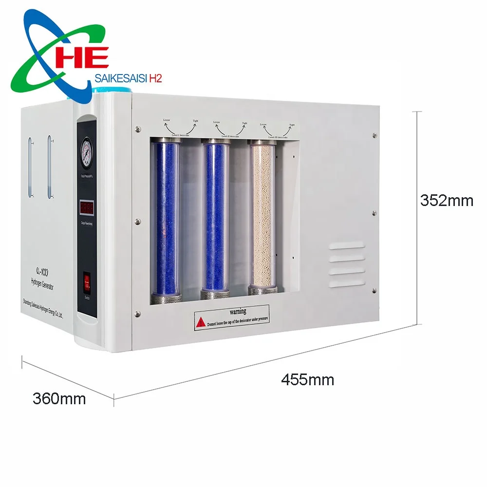1000ml/min PEM H2 Hydrogen Electrolyzer Generator QL-1000 for Lab Use
