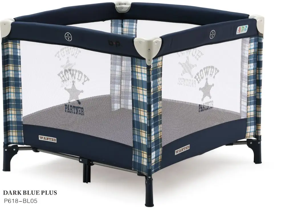 European Standard Baby Playyard Foldable Travel Light Playpen for Toddlers