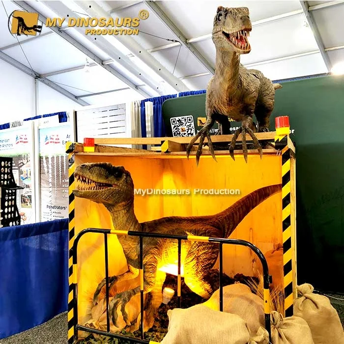 MY DINO Amusement Park Animatronic Dinosaur Interactive Velociraptor