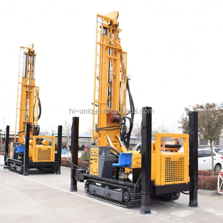 400m Deep Crawler Portable Water Well Drilling Rig Machine Prices For Sale