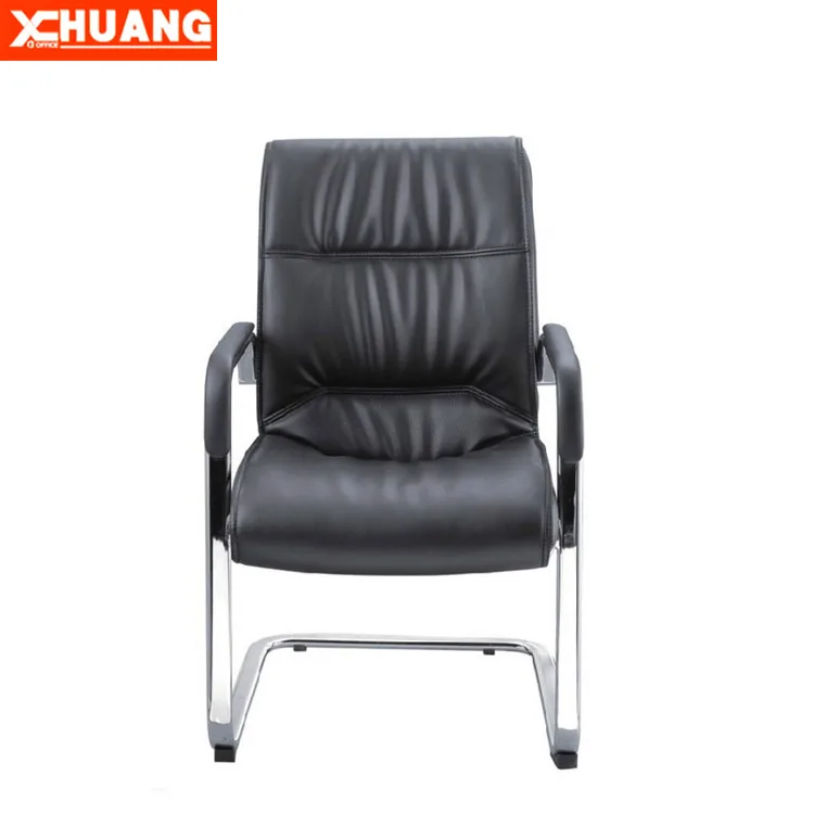 Wholesale Office Funiture Conference Room Swivel Leather Visitor Chair With