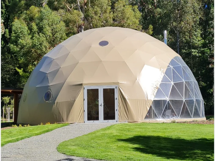 2023 MINGYUE geodesic dome glamping tent factory price trade show tent PVC luxury outdoor hotel camping dome tent