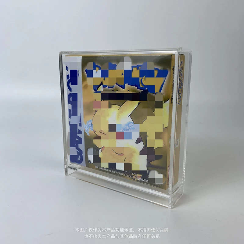 Оптовая продажа лидер продаж прозрачные чехлы для видеоигр Gameboy Pokemoned акриловый чехол коллекции