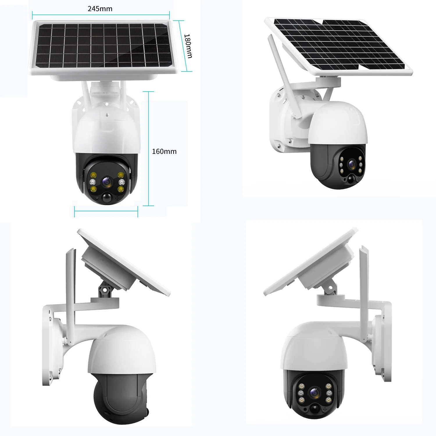 UBOX Solaire Camira Наружное освещение батарея для наружной съемки с мобильными микрoуправлением слушения безопасности IP сети 1080P солнечная панель WIFI PTZ 4G CCTV Беспроводная камера высокого