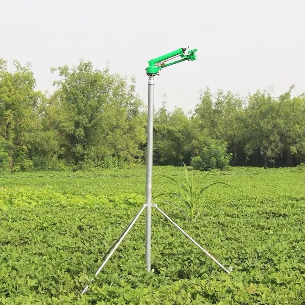 70 м Мобильный большой дождевой пистолет спринклер штатив ирригационная система для ферм сельскохозяйственный Спринклер