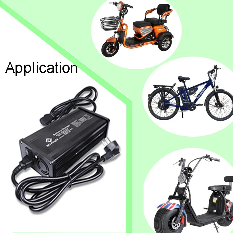 AC to DC 71.4V 10A Lithium Battery Charger 60Volt For Electric Scooter Bike