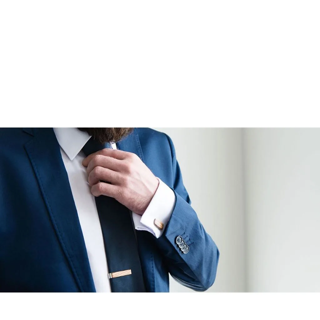 Аксессуары для галстука из цельного дерева Мужской зажим для воротника оригинальный деревянный зажим для галстука на заказ