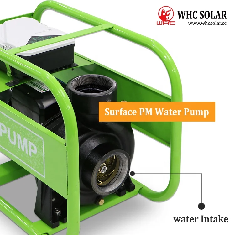 WHC Solar High Pressure Big Flow DC Solar Water Pump Solar Surface Pump Systems