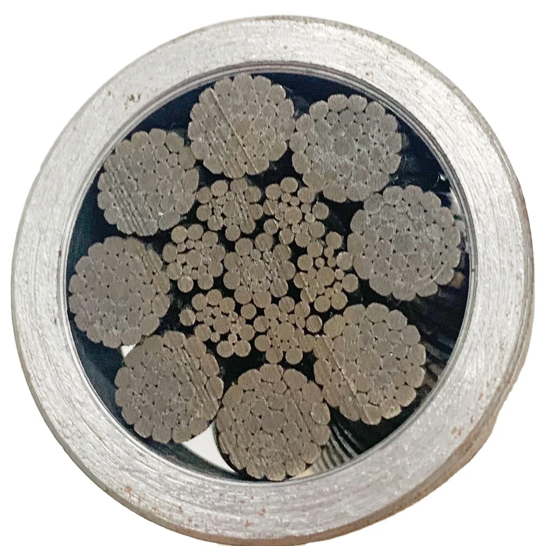 8x36WS + IWRC оцинкованный и неоцинкованный трос диаметром 8-80 мм