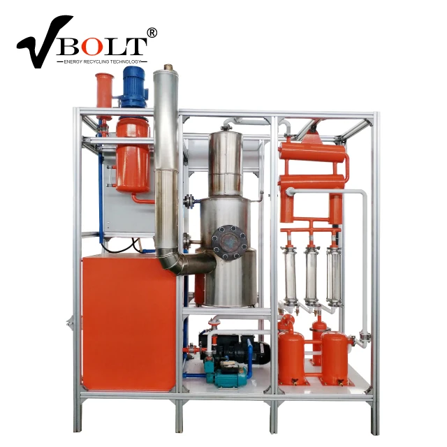 Black engine oil used motor oil recycle to base oil refinery regeneration machine