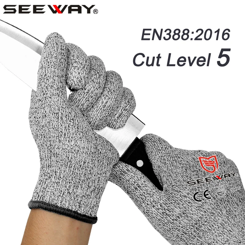 Seeway Cut 5 Resistant Knife Proof Gloves