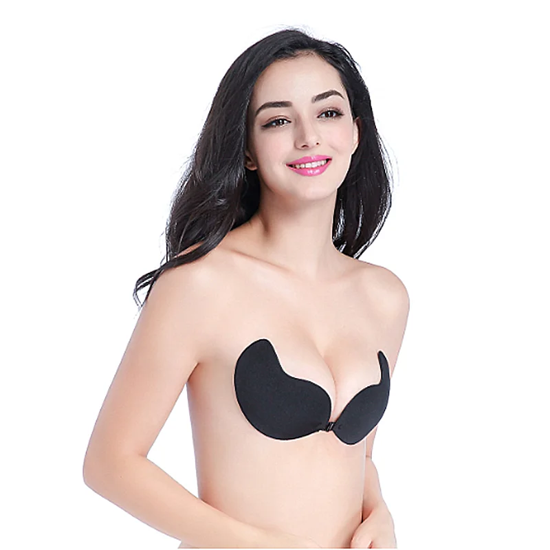 Wholesale Sexy  Backless Comfortable Silicone Lift  Popular Invisible Backless  Self-adhesive Bra
