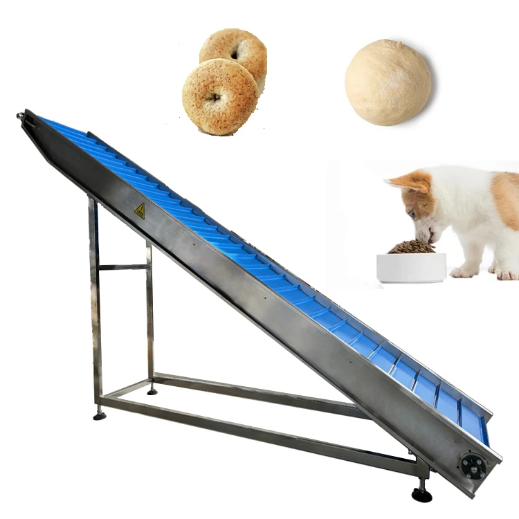 Automatic food belt conveyor Material conveyor belt grain, vegetables and fruits climbing conveyor, intelligent and safe