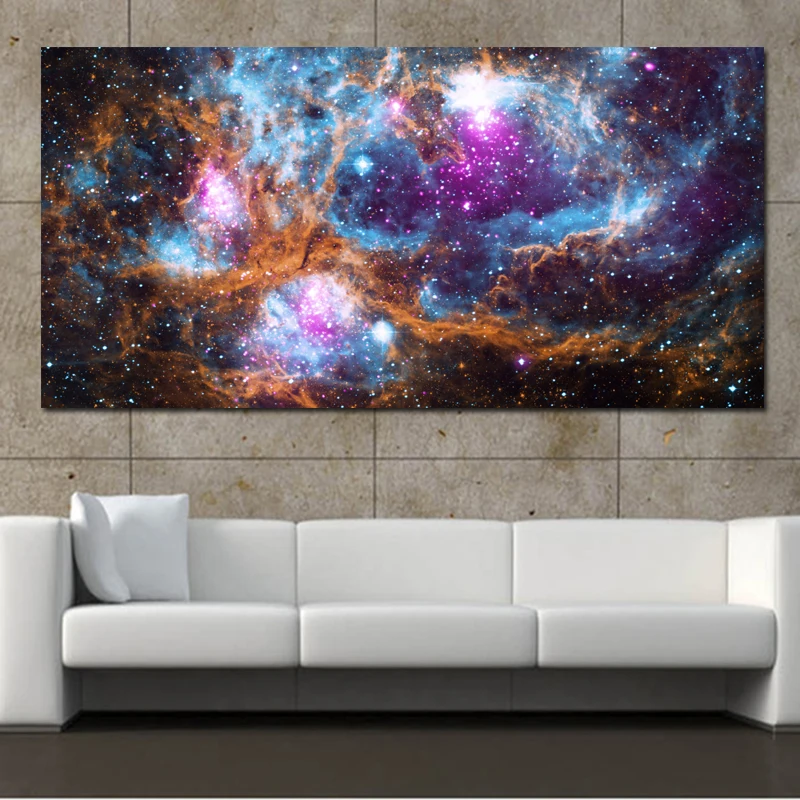 
Canvas Painting Clouds Star Poster Prints Wall Art Printing Landscape Wall Pictures For Living Room 