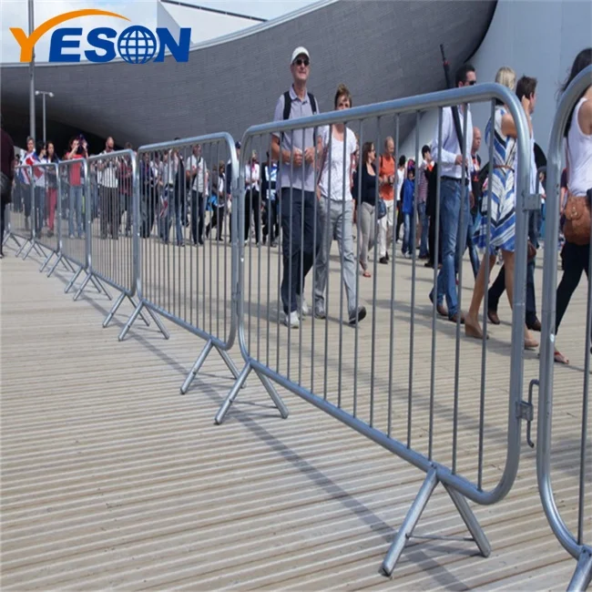 High Quality Barriers Temporary Barricades Pedestrian Steel Barricade Crowd Control Barriers Safety Barricade for Sale