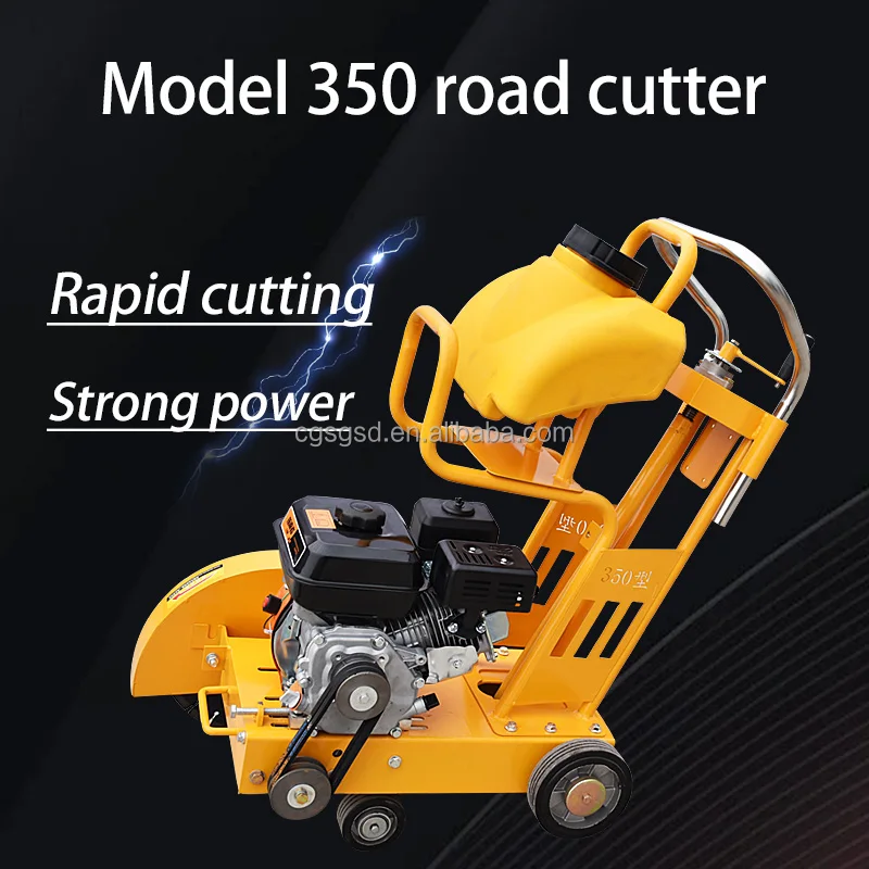 High effective Concrete cutter 8cm cutting depth durable with Honda Loncin engine Handhold Asphalt Concrete floor saw