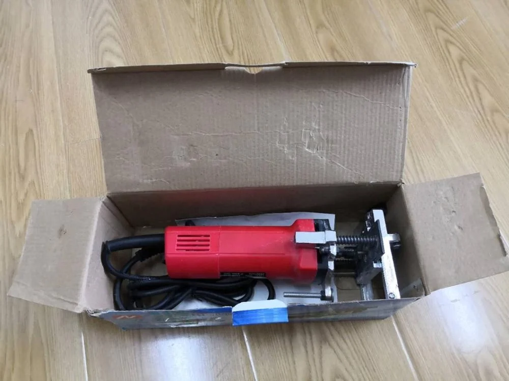 
Portable water slot milling machine for three track upvc sliding window frame profile processing 