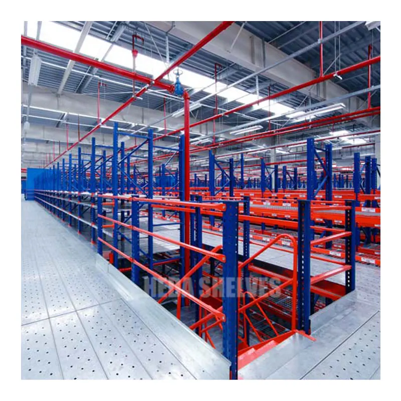 Warehouse Racking Mezzanine System Space-Saving Mezzanine Floor Racking System for Warehouse Efficiency