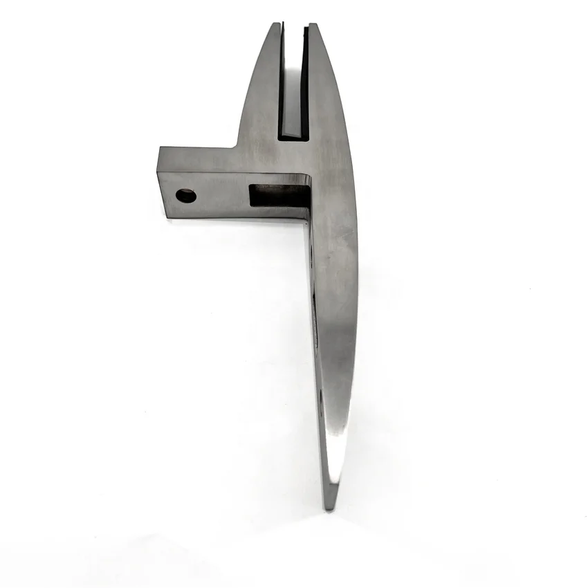 Duplex 2205 side mount glass clamp balcony glass spigot railing clamp