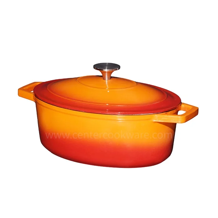 5-quart Enamel cast iron Dutch Oven Cookware casseroles cooking pot set