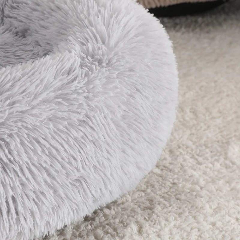 Wholesale Fluffy Luxury Pet Beds Anti-Anxiety Washable Dog Sofa Bed Calming Dogs Bed for Small Big Dogs
