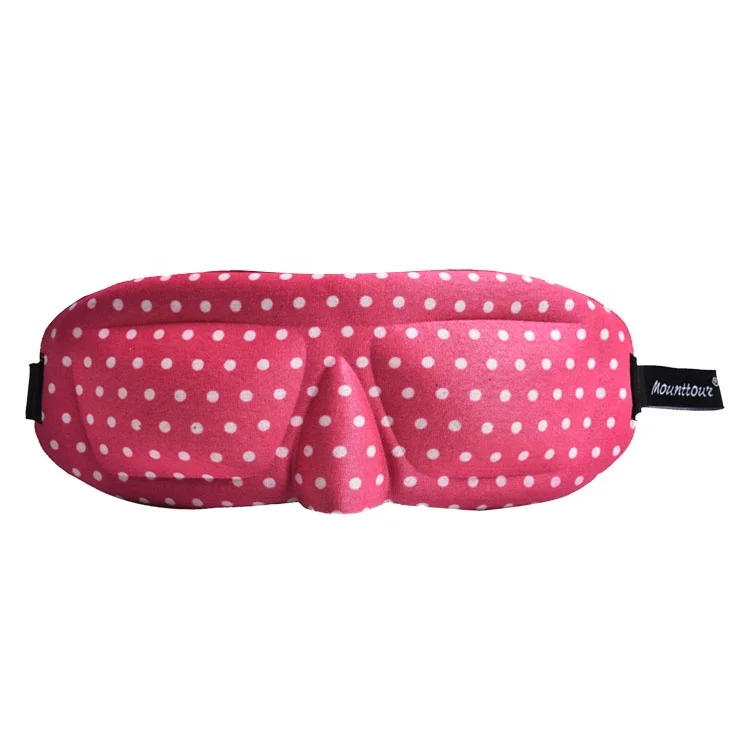 European Standard Robot Shape Cool Morden Sleep Assist Contoured 3D Blackout  Molded Eyemask for Sleep