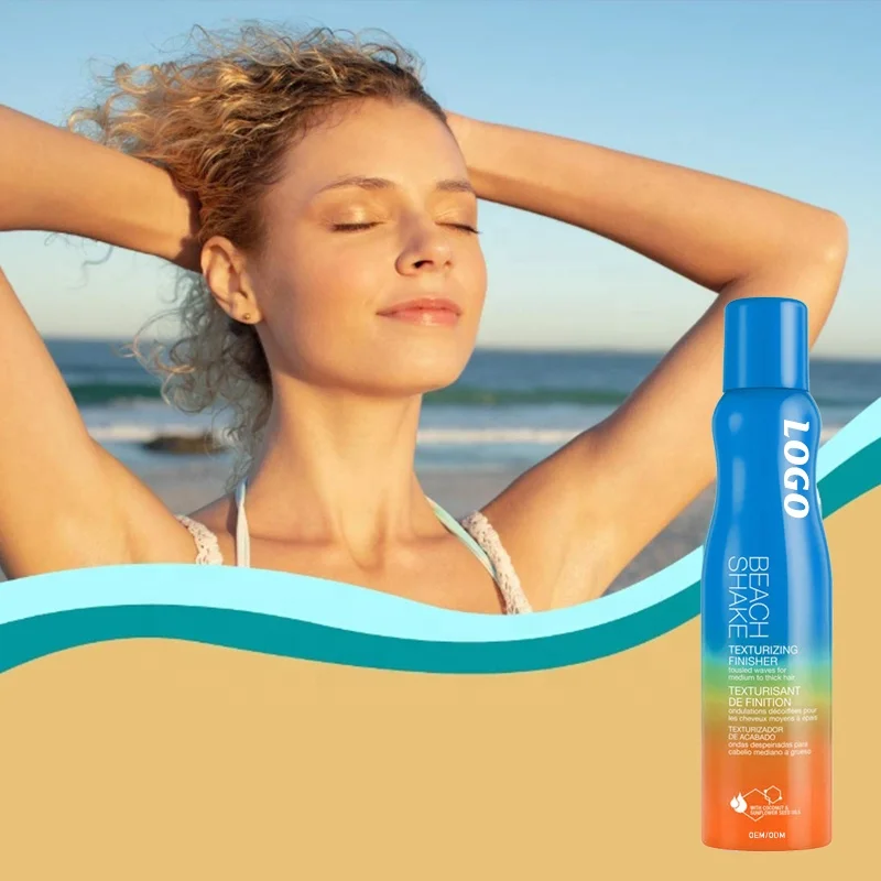 Custom own logo personal brand formulation texturizing spray all natural organic coconut hair sea salt spray