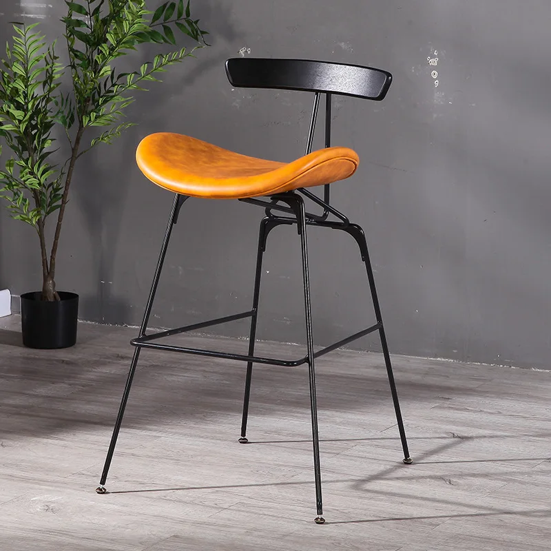 Back support 2024 cheap bar chairs for bar table kitchen usage hotel furniture