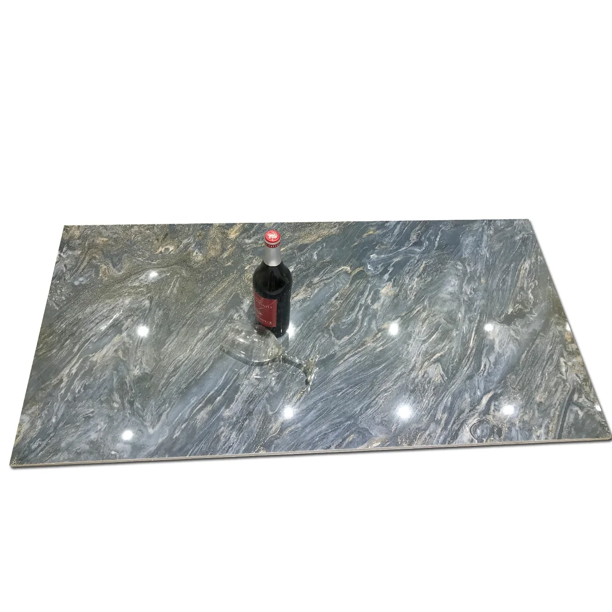 Zibo Zentile 120x60cm Large floor tile ceramic White Kajaria Glazed Polished Floor Tile Ceramic Marble Tiles