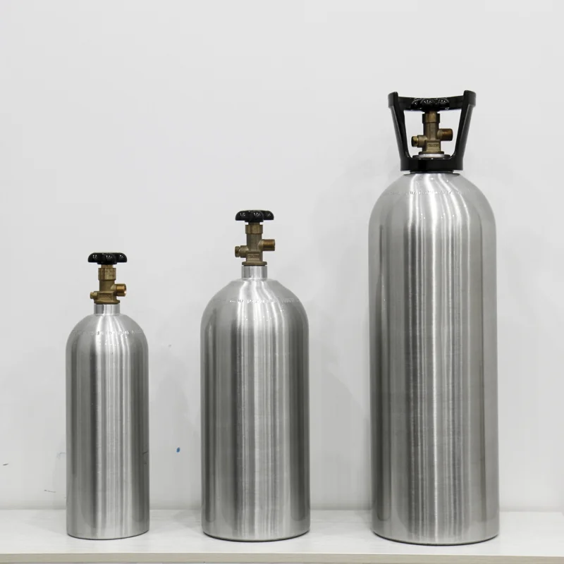 ZX DOT-3AL 1800psi 1.5LB 5LB 10LB 15LB CO2 Tank Bottle High Pressure Gas Cylinder