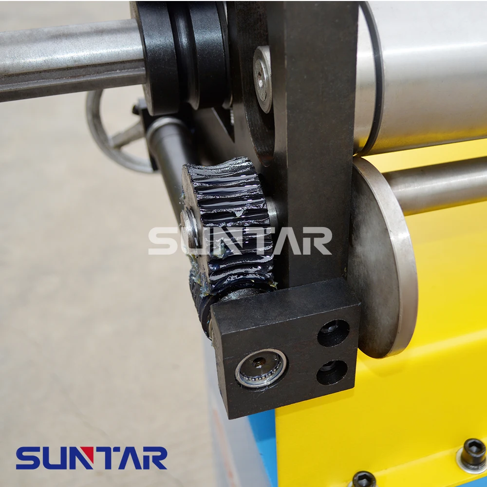 High Productivity 3-Roller Full Motorized Plate Rolling Machine Metal Bending Rolls for Duct Making