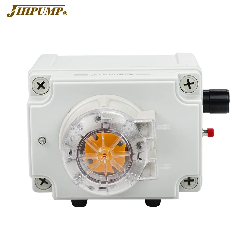 JIHPUMP Manufacturer 24V  Stepper Liquid Filling Machine Peristaltic Pumps for Chemicals Detergent Food Dispensing