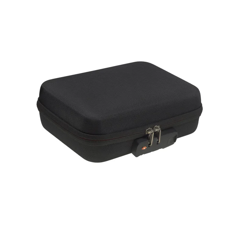 Lockable EVA hard case travel carry box with hard shell strong protection foam case with lock