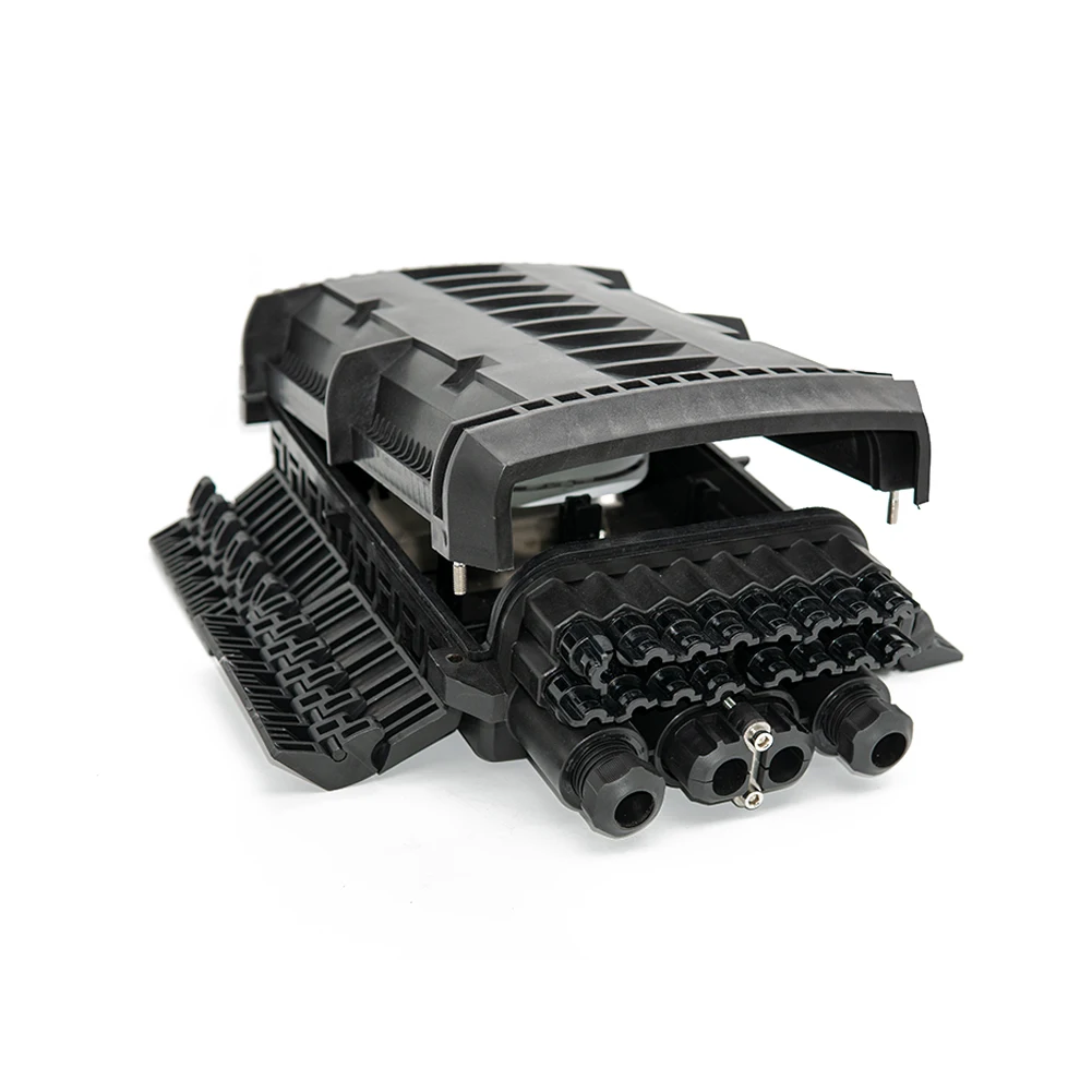 High Quality 24 Ports Ftth 96core Fiber Optic Splitter Box Outdoor Horizontal Type Optic Fiber Terminal Closure