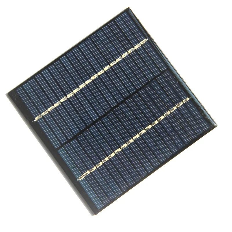 BUHESHUI Mini 18V 1.2W Polycrystalline Solar Panel Cell 100*100MM Half Cell Solar Charr for 12V Battery OEM Power