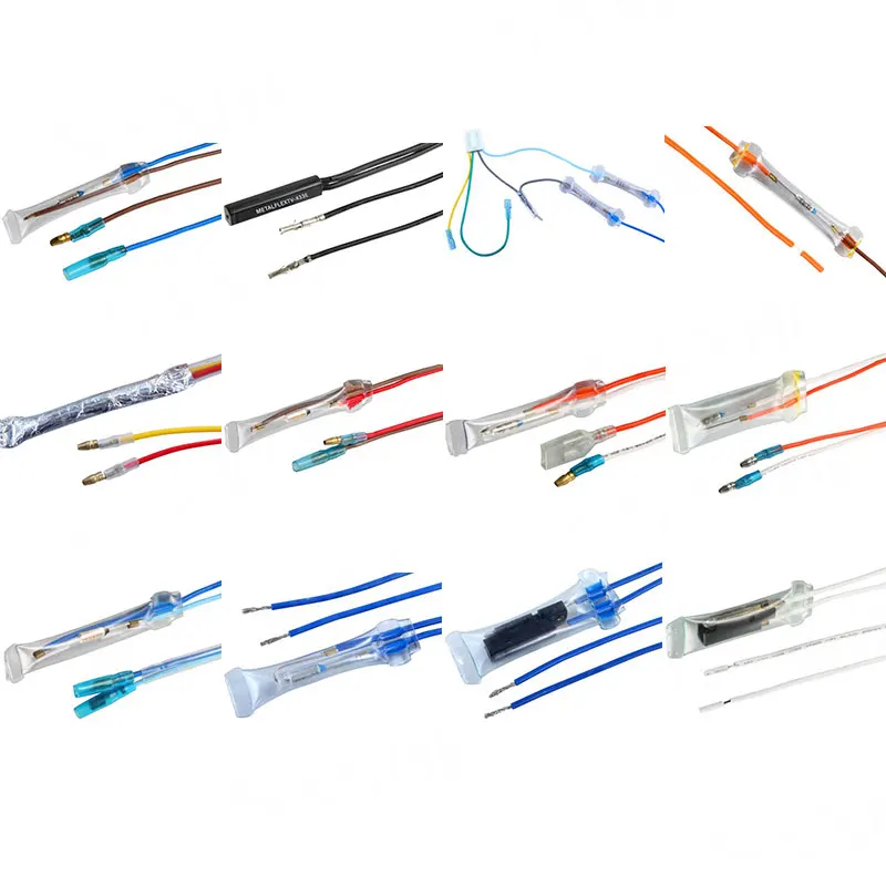 Various types of bimetal defrost thermostat refrigerator accessories temperature control switch defrost thermostat