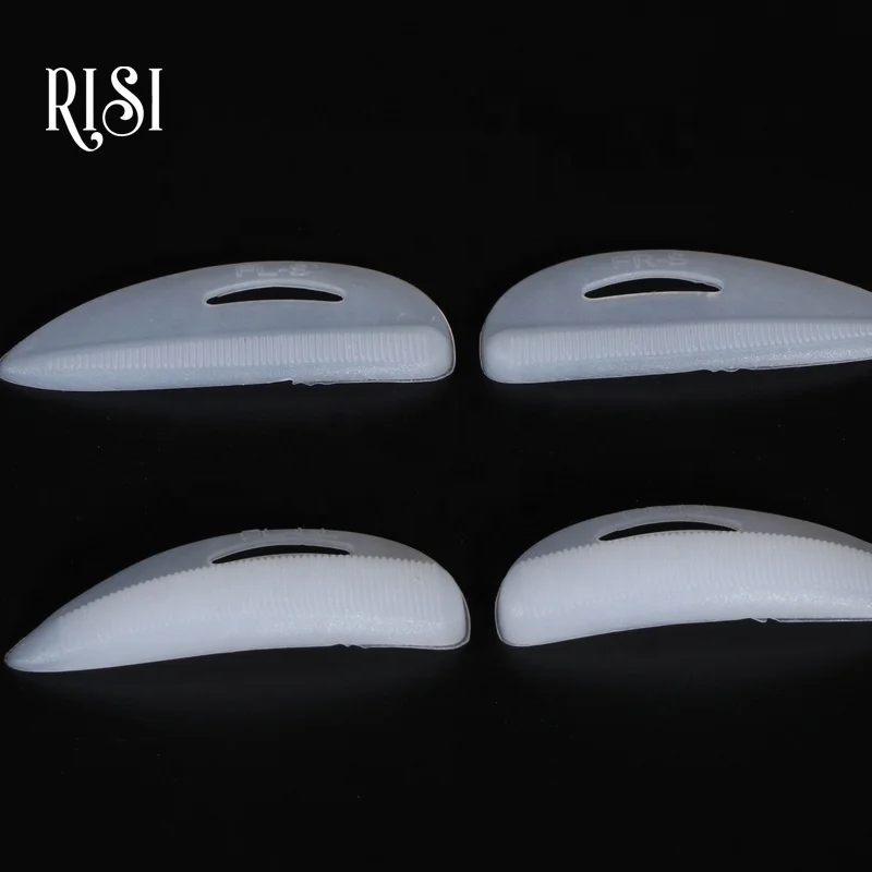 RISI Wholesale Price Lash Lift Shield Silicone Lash Lifting Rod 5 Size/Bag Transparent Eyelash Perming Pads Lash Lifting Tool