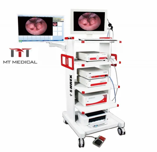 MT MEDICAL Medical Trolley Full Metal Hard Tube Endoscope Multi-Function Workstation Mobile Wholesale