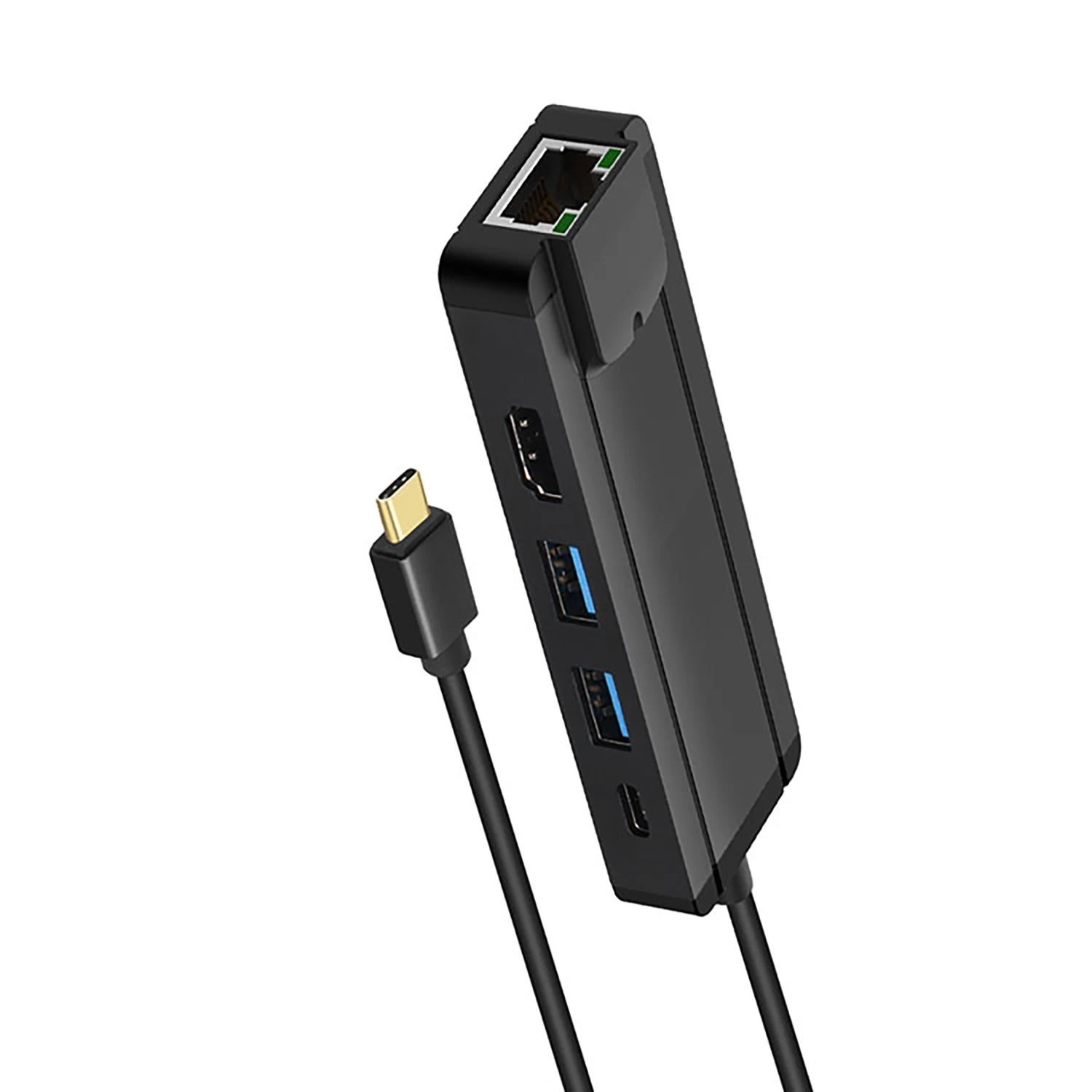  2020 Новое прибытие Многофункциональный USB-C 5 в 1 концентратор к HDMI LAN & адаптер для
