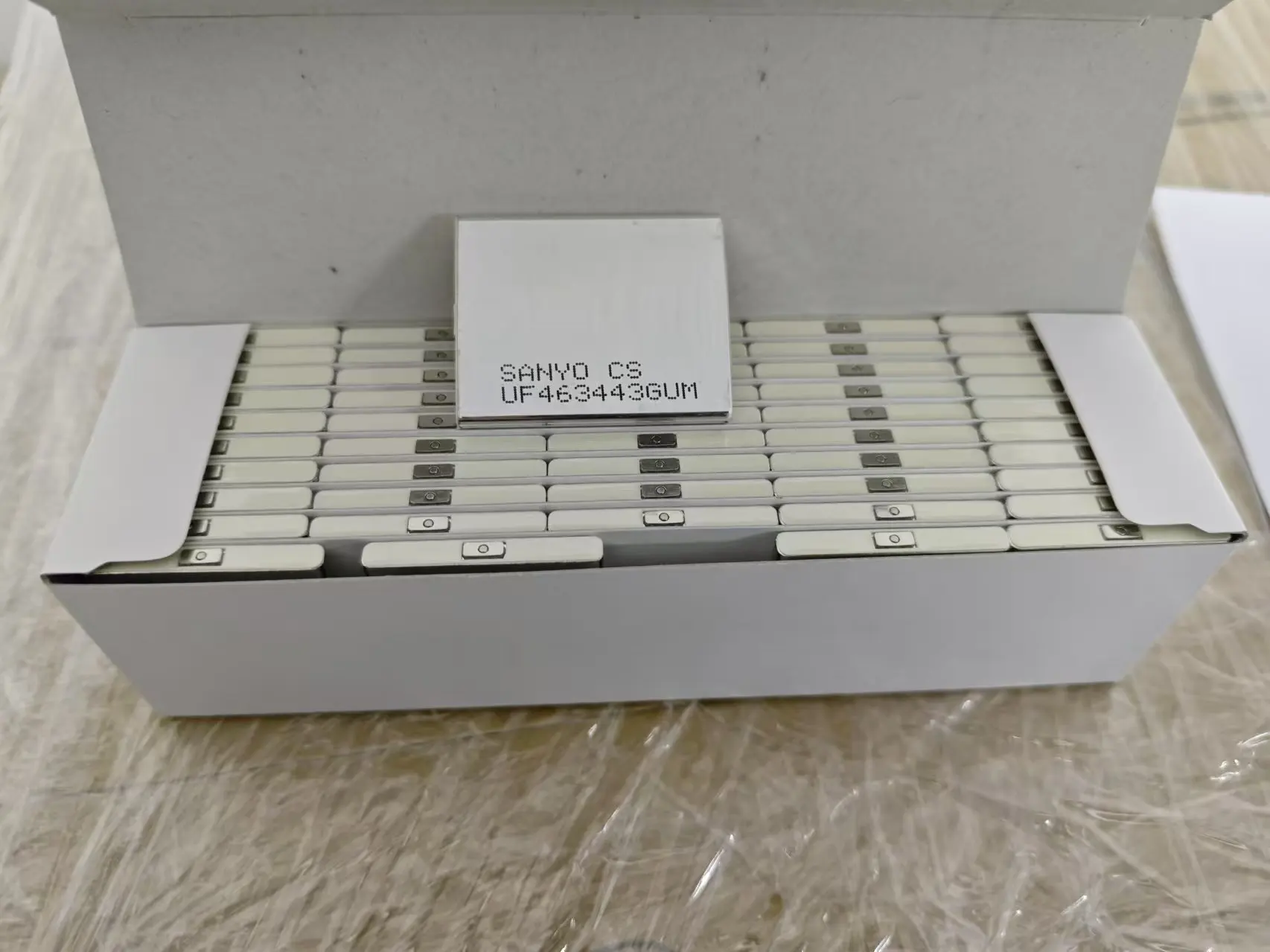 Sanyo UF463443GUM 800mAh 3.7V Rechargeable Aluminum Case Lithium Ion Battery Prismatic  Battery