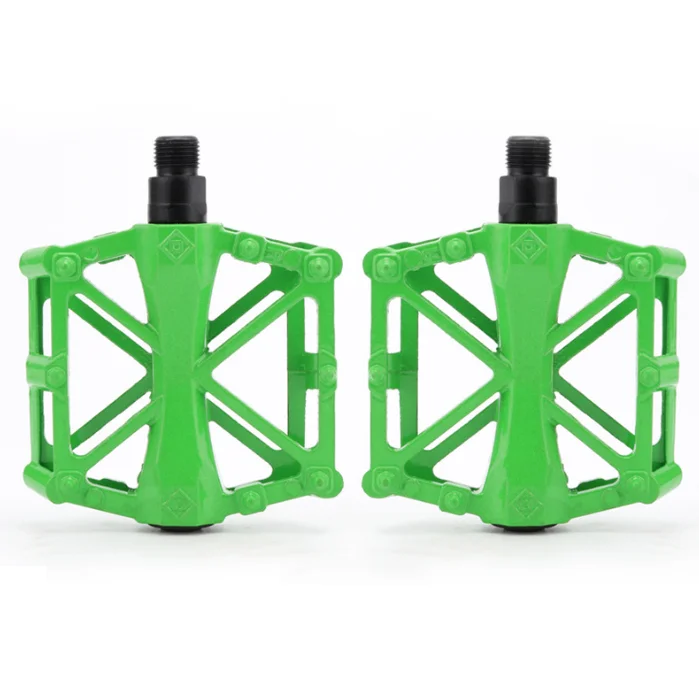 Road Mountain Bike Pedal Aluminum Alloy Ultralight Wide Flat Bicycle Pedal Anti-slip MTB Pedals Bicycle Parts